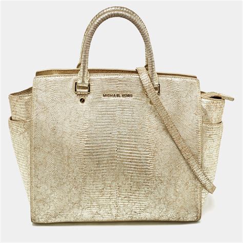 michael michael kors beckett lizard-embossed leather &|michael kors online store.